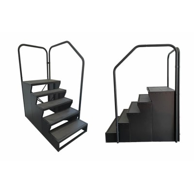 Escalier d'accès au spa de nage