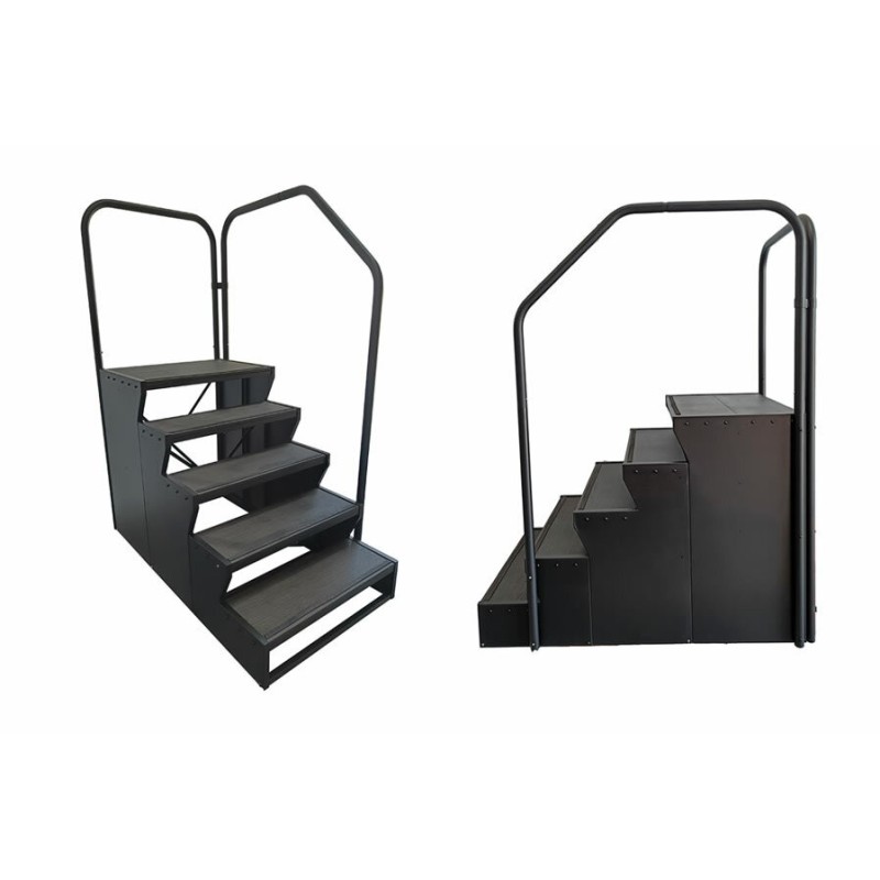 Escalier d'accès au spa de nage